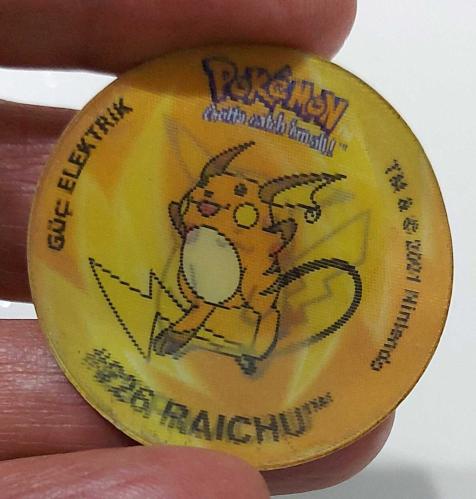 LAYS POKEMON TV TASO 25 PIKACHU GÜÇ ELEKTRİK ÇİFT YANSIMALI ORİJİNAL 2K1UU1 NADİR