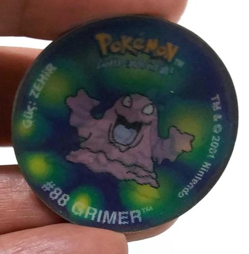 LAYS POKEMON TV TASO 88GRIMER-89MUK GÜÇ ZEHİR ÇİFT YANSIMALI ORİJİNAL 4ÜÜ1AA NADİR