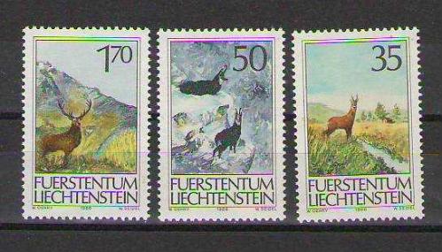Liechtenstein 1986 Av Hayvanları / Yaban Hayatı MNH tam seri.