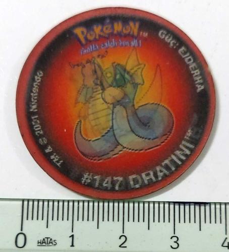 LAYS POKEMON TV TASO 147 DRATINI-148 DRAGONAIR  GÜÇ EJDERNA ÇİFT YANSIMALI ORİJİNAL 5HH1RR NADİR