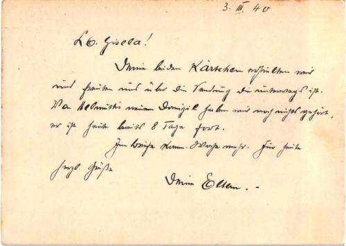 1940 ALMANYA Otto von Bismarck SAVAŞ POSTA KARTI NAZİ GAMALI HAÇLI