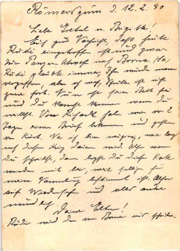 1940 ALMANYA Heinrich I. SAVAŞ POSTA KARTI NAZİ GAMALI HAÇLI
