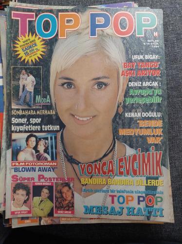Top pop müzik dergisi 90lar Yonca evcimik ufuk bigay kenan doğulu deniz arcak bendeniz