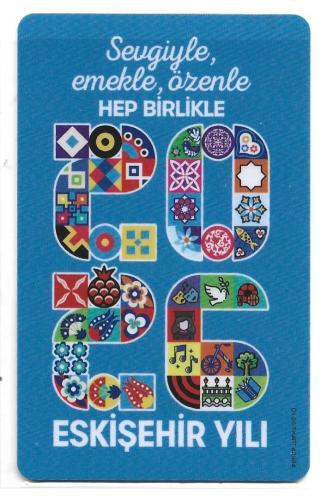 K = ULAŞIM  KARTI ( ESKİŞEHİR ) ES  KART - 2026 ( KULLANILMAMIŞ ) SIFIR ve NADİR