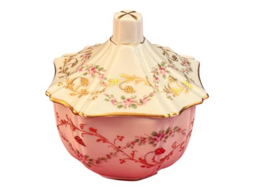limoges el boyaması şekerlik - 9 cm x 7,5 cm x 7,5 cm