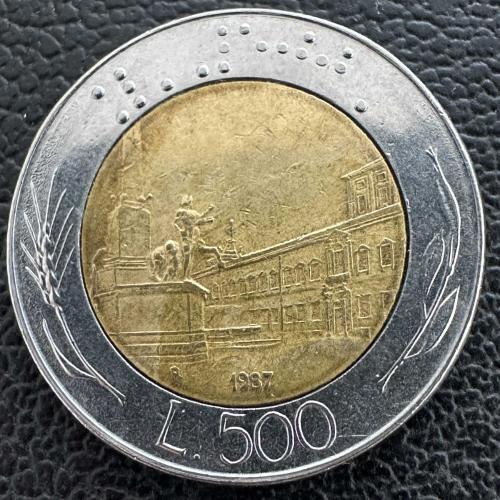 İtalya 500 Liret 1987