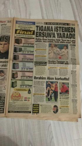 FOTOSPOR SPOR GAZETESİ - TURKISH NEWSPAPER - DOĞUM GÜNÜ HEDİYESİ  - EKSİKSİZ TAM TAKIM GAZETE - 16 EKİM 2006 PAZARTESİ  ALEX DE SOUZA - ÖNDER TURACI - TÜMER METİN - SERKAN BALCI - CAN ARAT - KERİM ZENGİN - AZİZ YILDIRIM - MARCELLO LIPPI - ZICO - GÖKHAN ZAN - İBRAHİM ÜZÜLMEZ - SERDAR KURTULUŞ - BURAK YILMAZ - İBRAHİM AKIN - RİCARDİNHO - DELGADO - TIGANA - NURİ ALBAYRAK - ERSEN MARTİN - HÜSEYİN ÇİMSİR - AHMET NAZİF ZORLU - HALUK ÇUBUKÇU - MUAZZEZ ERSOY - MEHMET ALİ YILMAZ - İBRAHİM CEVAHİR  FENERBAHÇE’DE TARAFTARLAR ANKARASPOR BERABERLİĞİ SONRASI YÖNETİMİ ELEŞTİRDİ: “TÜRK OYUNCULAR HARCANMAZ, ALEX KOŞMUYOR, TAKIMDA DEVRİM ŞART” - ZICO’NUN GELECEĞİ TARTIŞILIYOR, İTALYAN BASINI LİPPİ’NİN TÜRKİYE İLE TEMAS HALİNDE OLDUĞUNU YAZDI - BEŞİKTAŞ GENÇLERBİRLİĞİ’Nİ GÖKHAN ZAN’IN GOLÜYLE GEÇTİ, LİGDE 3. SIRAYA YÜKSELDİ - RİCARDİNHO OYUNA GİRDİ, MAÇIN KADERİNİ DEĞİŞTİRDİ, UEFA KUPASI’NDA TOTTENHAM MAÇI ÖNCESİ MORAL OLDU - TRABZONSPOR’DA ALBAYRAK’A DAVA, ERSEN MARTİN MİLLİ FORMAYI İSTİYOR, HÜSEYİN ÇİM