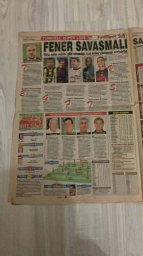 FOTOSPOR SPOR GAZETESİ - TURKISH NEWSPAPER - DOĞUM GÜNÜ HEDİYESİ  - EKSİKSİZ TAM TAKIM GAZETE - 16 EKİM 2006 PAZARTESİ  ALEX DE SOUZA - ÖNDER TURACI - TÜMER METİN - SERKAN BALCI - CAN ARAT - KERİM ZENGİN - AZİZ YILDIRIM - MARCELLO LIPPI - ZICO - GÖKHAN ZAN - İBRAHİM ÜZÜLMEZ - SERDAR KURTULUŞ - BURAK YILMAZ - İBRAHİM AKIN - RİCARDİNHO - DELGADO - TIGANA - NURİ ALBAYRAK - ERSEN MARTİN - HÜSEYİN ÇİMSİR - AHMET NAZİF ZORLU - HALUK ÇUBUKÇU - MUAZZEZ ERSOY - MEHMET ALİ YILMAZ - İBRAHİM CEVAHİR  FENERBAHÇE’DE TARAFTARLAR ANKARASPOR BERABERLİĞİ SONRASI YÖNETİMİ ELEŞTİRDİ: “TÜRK OYUNCULAR HARCANMAZ, ALEX KOŞMUYOR, TAKIMDA DEVRİM ŞART” - ZICO’NUN GELECEĞİ TARTIŞILIYOR, İTALYAN BASINI LİPPİ’NİN TÜRKİYE İLE TEMAS HALİNDE OLDUĞUNU YAZDI - BEŞİKTAŞ GENÇLERBİRLİĞİ’Nİ GÖKHAN ZAN’IN GOLÜYLE GEÇTİ, LİGDE 3. SIRAYA YÜKSELDİ - RİCARDİNHO OYUNA GİRDİ, MAÇIN KADERİNİ DEĞİŞTİRDİ, UEFA KUPASI’NDA TOTTENHAM MAÇI ÖNCESİ MORAL OLDU - TRABZONSPOR’DA ALBAYRAK’A DAVA, ERSEN MARTİN MİLLİ FORMAYI İSTİYOR, HÜSEYİN ÇİM