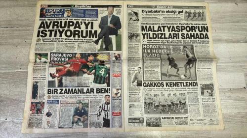 PAS SPOR GAZETESİ - 07 EYLÜL 2002 - FELİPE: BİR GÜN ALKIŞLAYACAKLAR - VEDAT: KAFAMDA SADECE FORMA VAR - BÜCÜR SUAT: MAÇLARDA TUTULUYORUM - G.SARAY'DAN HAKAN'A REST - PİNTO: BENİ HİÇ HESABA KATMAMIYORLAR - BERKANT İSYANI - BATİSTA TEŞRİF ETTİ - KOCAELİ SIKINTISI - TERİM: ÇARE BENDE - ASLANLAR GİBİ ÇALIŞIYORLAR - ERGÜN: GÖZÜME HİÇ UYKU GİRMİYOR - CEPTEN ÖDEMELİ ARA - LUCESCU ÖĞRENCİLERİNİ SINIFTA BIRAKTI - AVRUPA'YI İSTİYORUM - AHMET YILDIRIM: BU YIL ÇOK ŞEY DEĞİŞTİ - VICTORIA - FELIPE - VEDAT - SUAT - HAKAN ŞÜKÜR - TERİM - PİNTO - BERKANT - BATISTA - M.POLAT - SEAT CAN - FATİH TERİM - CHRİSTİAN - SEDAT - SERHAN KURTUL - OSMAN CANAYDIN - ERGÜN - LUCESCU - ENGİN - BİLGİLİ - AHMET YILDIRIM - MÜSLÜM BABA - GERECCİ - HÜSEYİN - ZIYA DOĞAN - HASAN ÖZER - R. ISADORA - TOLGAN - FARUK - AHMET DURSUN - ZAGO - CORDOBA - MARCO AURELIO - SÜREYYA AYHAN - MIRANDA - LEE - SERKAN YAZICI - GÖKŞEN - OKAN - EMRE - RONALDO - CUPER - ATALAY - SERKAN KILIÇ - SELAHATTİN - PETE SAMPRAS
