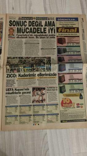 FOTOSPOR SPOR GAZETESİ - TURKISH NEWSPAPER - DOĞUM GÜNÜ HEDİYESİ  - EKSİKSİZ TAM TAKIM GAZETE - 20 EKİM 2006 CUMA  ALEX DE SOUZA - MARIUS GERETS - AZİZ YILDIRIM - YILDIRIM DEMİRÖREN - JEAN TIGANA - DELGADO - RİCARDİNHO - RUNJE - NOBRE - GÖKHAN ZAN - ERSEN MARTİN - ZİYA DOĞAN - ZİYYAT KAFKAS - HÜSEYİN ÇİMSİR - JOSE KLEBERSON - KAROL PECZE - FARUK HADŽIBEGIĆ - SEDAT PEKER - HAKAN BALTA - SERVET ÇETİN - HOLSKO - ZELENKA - BALILI  GALATASARAY DEVLER LİGİ’NDE ERKEN GOL BULDU AMA İKİ GARİP GOL VE HATALAR SONUCU YİNE HÜSRANA UĞRADI - FUTBOL OTORİTELERİ: “AH, O YARIM SAATLİK GALATASARAY” - FENERBAHÇE UEFA’DA NEWCASTLE’A 1-0 YENİLDİ, SİBIERSKI’NİN ŞANS GOLÜ GECEYİ KARARTTI - BEŞİKTAŞ İNÖNÜ’DE TOTTENHAM’A 2-0 MAĞLUP OLDU, BERBATOV VE GHALY GOLLERİ ATTI - TARAFTARLAR RUNJE’Yİ ELEŞTİRİYOR, RİCARDİNHO MUTLAKA OYNAMALI - DEMİRÖREN’İN 50 MİLYON EUROLUK HAYALİ: FERNANDO TORRES - TRABZONSPOR GENÇLERBİRLİĞİ KARŞISINDA ANKARA’DA ZİRVE YÜRÜYÜŞÜNÜ SÜRDÜRMEK İSTİYOR, ERSEN MARTİN: “BU HAFTA DA BOŞ GEÇMEYECE