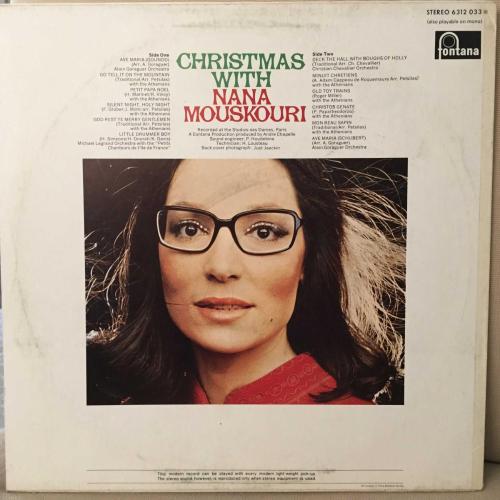 Nana Mouskouri - Christmas With Nana Mouskouri / Holland 1972 / LP / *Christmas*