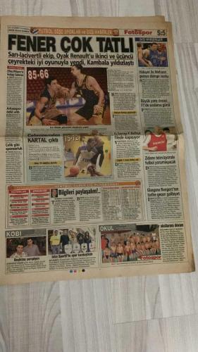 FOTOSPOR SPOR GAZETESİ - TURKISH NEWSPAPER - DOĞUM GÜNÜ HEDİYESİ  - EKSİKSİZ TAM TAKIM GAZETE -  21 EKİM 2006 CUMARTESİ  CANER ERKİN - ANDERSON - WOOTER - JOHANA - BALILI - ADAMA COULIBALY - ERIK GERETS - YILDIRIM DEMİRÖREN - JEAN TIGANA - DELGADO - RİCARDİNHO - RUNJE - NOBRE - GÖKHAN ZAN - ERSEN MARTİN - ZİYA DOĞAN - ZİYYAT KAFKAS - HÜSEYİN ÇİMSİR - JOSE KLEBERSON - KAROL PECZE - FARUK HADŽIBEGIĆ - SEDAT PEKER - HAKAN BALTA - SERVET ÇETİN - HOLSKO - ZELENKA - MONDRAGON - HASAN ŞAŞ - CARRUSCA - FATİH TERİM  VESTEL MANİSA İLK YENİLGİSİNİ ALDI: SİVASSPOR 3-2 KAZANDI, BALİLİ TARİHE GEÇTİ - TRABZONSPOR GENÇLERBİRLİĞİ’NE 3-0 YENİLDİ, ŞAMPİYONLUK UMUTLARI SARSILDI - GALATASARAY BUGÜN ERCİYES DEPLASMANINDA, HAKAN ŞÜKÜR VE HASAN ŞAŞ KADRO DIŞI - GERETS’E YÖNETİMDEN EK KREDİ ÇIKTI - MONDRAGON REST ÇEKTİ: “SEZON SONU ÜLKEME DÖNÜYORUM” - FENERBAHÇE NEWCASTLE’A 1-0 YENİLDİ, ZICO: “BEN EMİR ALMAM, KADROYU BEN YAPARIM” - İNGİLİZ BASINI EMRE’Yİ ELEŞTİRDİ, “ÖPÜLDÜN EMRE” MAİLLERİ YAĞDI - BEŞİKTAŞ TOTT