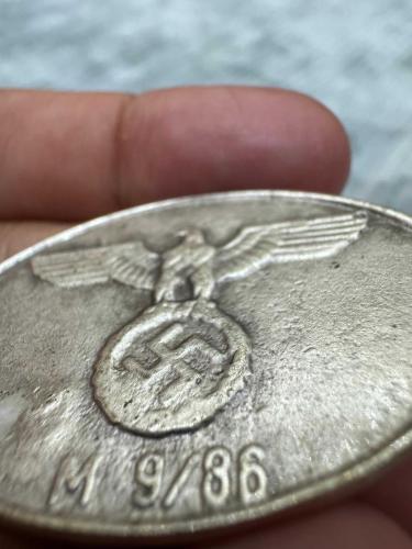 Gümüş kaplama nazi künye