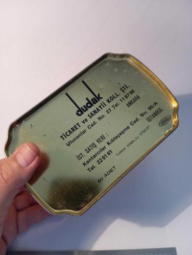 DUDAK Çiklet metal sakiz Kutusu