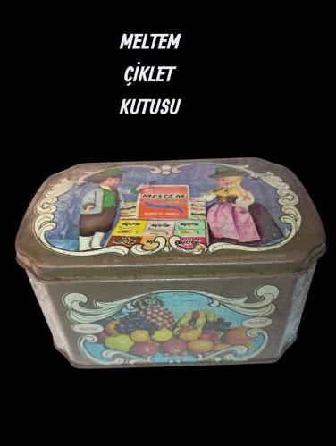 MELTEM Çiklet metal sakiz Kutusu