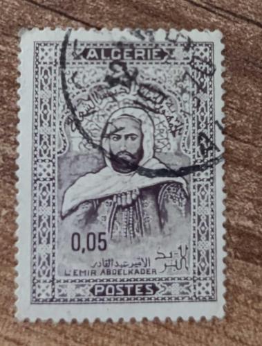 Cezayir_ damgalı pul