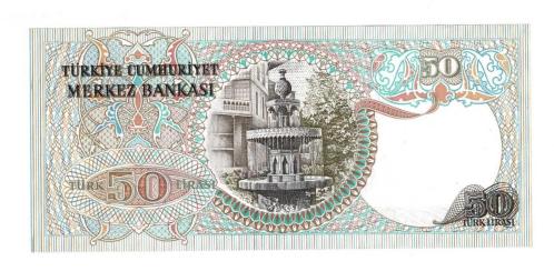 6.Emisyon 2.Tertip 50 Lira Seri I53 - ÇİL TCK10247