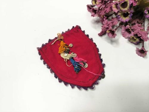 Antika Para Kesesi - Eskilerden işlemeli Kese - Antika Kese - Osmanlı Tarzı Para Altın Kesesi - Bozuk Para Kesesi - 009