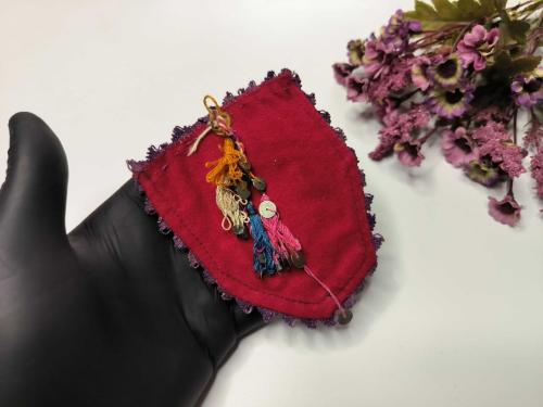Antika Para Kesesi - Eskilerden işlemeli Kese - Antika Kese - Osmanlı Tarzı Para Altın Kesesi - Bozuk Para Kesesi - 009