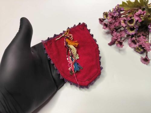 Antika Para Kesesi - Eskilerden işlemeli Kese - Antika Kese - Osmanlı Tarzı Para Altın Kesesi - Bozuk Para Kesesi - 009