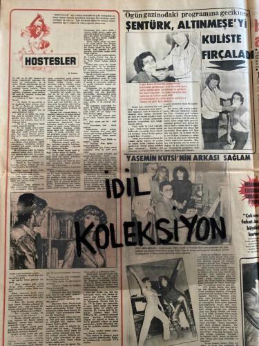 OLAY HAFTALIK MAGAZİN GAZETESİ - DOĞUM GÜNÜ HEDİYESİ (TURKİSH - NEWSPAPER) - 6 KASIM 1981 - TAM TAKIM 8 SAYFADIR -Lusi-Charlene Tilton-John Mercedes-Bulut Aras-Perihan-Mehmet Ali Erbil-Suna Pekuy-Fatma Girik-Cengiz Tekin-Ercan Turgut-Bulut Aras-Selami Şahin-Nuri Sesen-Mustafa Topaloğlu-Atila Yelken-Halit Çelikoğlu-Barış Manço-İtır Müftüoğlu-Bilgay Çağlar-Tarık Akan-Ajda Pekkan-Rüçhan Adlı-Türkan Şoray-Onat Kutlar-Cüneyt Arkın-Yusuf Sezgin-Hülya Süer-Leyla Sayar-Muzaffer Tema-Agâh Özgüç-Lusi’nin korkunç itirafı-Olay objektifi Lusi’nin evinde-Bulut Aras’ın gizli aşkı-Doğrusu gazetecilik hiç de kolay değilmiş-İstikbalini bir hayale bağladı-Geliyor son yılların en güzel yıllığı-Mehmet Ali Erbil de sahneye çıkmaya hazırlanıyor-İyi ki doğdun Suna abla-Ve Cengiz Tekin’in başını bağladılar-Yerin kulağı var-Hayalet aramızda dolaşıyor-Karısından ayrılmasının nedeni babasıyla olan dahli önceki ilişkisi-Halhal-Hediyeli bulmaca-Bu haftaki falınız-Bütün borçlarını ödeyen Tarık Akan’ın ne dükkanı kal