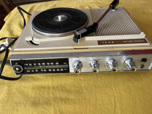 Çanta pikap fm radyolu 70s vintage