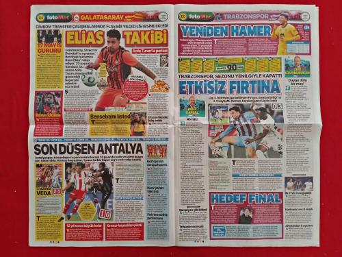Poster - Leroy Aziz Sane - 18 Mayıs 2026 - Kasımpaşa 1-0 Galatasaray, Fenerbahçe 3-3 Eyüpspor, Trabzonspor 0-3 Gençlerbirliği, Antalyaspor, Kocaelispor, Kayserispor, Konyaspor, Ziraatbank Voleybol - Fotomaç Gazetesi - Tam Gazete