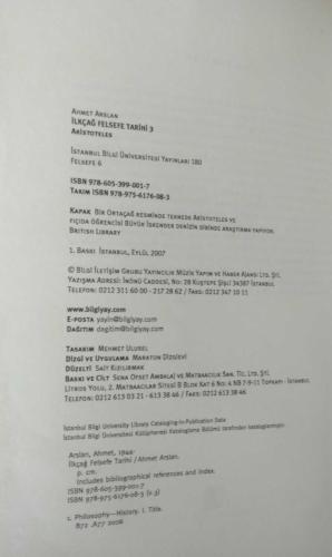 İlkçağ felsefe tarihi 3 - Aristoteles