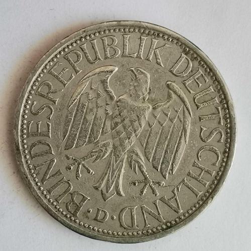 ALMANYA  1972 D     1  MARK