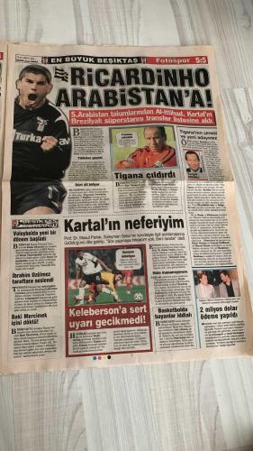 FOTOSPOR SPOR GAZETESİ - TURKISH NEWSPAPER - DOĞUM GÜNÜ HEDİYESİ  - EKSİKSİZ TAM TAKIM GAZETE -  16 OCAK 2007 SALI  SEYDOU KEITA – ÖZHAN CANAYDIN – GERHARD REHBERG – HAMİT ALTINTOP – ERİK GERETS – ALEX DE SOUZA – MATEJA KEZMAN – ZICO – SELÇUK İNAN – ERCÜMENT – AZİZ YILDIRIM – NIHAT ÖZDEMİR – ENDER ALKAYA – ATHENA – GÖKHAN ÖZOĞUZ – HAKAN ÖZOĞUZ – ETHEM KAVUKÇU – FATİH TÜRKER – NAZMİ ALKIŞ – SERDAR GÜÇLÜ – HÜSEYİN ÇAĞLAR – ŞİNASİ SERÇE – FAİK ÇETİNER – HAYRİ ÜLGEN – ERTUĞRUL SAĞLAM  GALATASARAY: SCHALKE BAŞKANI GERHARD REHBERG: “HAMİT SEZON SONU GELECEK” – ÖZHAN CANAYDIN İLE GÖRÜŞME – ERİK GERETS: “SEYDOU KEITA TAM BİR JOKER, BİZE ŞAMPİYONLUĞU GETİRİR” – PSG SONG İÇİN 2 MİLYON EURO TEKLİF ETTİ – MONDRAGON: “ERGÜN TÜRKİYE’NİN EN İYİ SOL AYAĞI” – UĞUR UÇAR: “GERETS BENİ TANIMIYOR” – SABRİ SAROĞLU’NA İTALYAN VE ALMAN KULÜPLERİNDEN TEKLİF.  FENERBAHÇE: ANTALYA CUP’TA DEN HAAG’I 4-1 YENDİ (TÜMER, EDU 2, SEMİH) – FİNALDE COTTBUS İLE KARŞILAŞACAK – ALEX VE KEZMAN’IN YOKLUĞU TAKIMI ZORLADI – ZIC