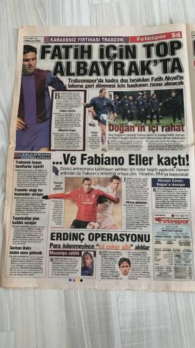 FOTOSPOR SPOR GAZETESİ - TURKISH NEWSPAPER - DOĞUM GÜNÜ HEDİYESİ  - EKSİKSİZ TAM TAKIM GAZETE -  16 OCAK 2007 SALI  SEYDOU KEITA – ÖZHAN CANAYDIN – GERHARD REHBERG – HAMİT ALTINTOP – ERİK GERETS – ALEX DE SOUZA – MATEJA KEZMAN – ZICO – SELÇUK İNAN – ERCÜMENT – AZİZ YILDIRIM – NIHAT ÖZDEMİR – ENDER ALKAYA – ATHENA – GÖKHAN ÖZOĞUZ – HAKAN ÖZOĞUZ – ETHEM KAVUKÇU – FATİH TÜRKER – NAZMİ ALKIŞ – SERDAR GÜÇLÜ – HÜSEYİN ÇAĞLAR – ŞİNASİ SERÇE – FAİK ÇETİNER – HAYRİ ÜLGEN – ERTUĞRUL SAĞLAM  GALATASARAY: SCHALKE BAŞKANI GERHARD REHBERG: “HAMİT SEZON SONU GELECEK” – ÖZHAN CANAYDIN İLE GÖRÜŞME – ERİK GERETS: “SEYDOU KEITA TAM BİR JOKER, BİZE ŞAMPİYONLUĞU GETİRİR” – PSG SONG İÇİN 2 MİLYON EURO TEKLİF ETTİ – MONDRAGON: “ERGÜN TÜRKİYE’NİN EN İYİ SOL AYAĞI” – UĞUR UÇAR: “GERETS BENİ TANIMIYOR” – SABRİ SAROĞLU’NA İTALYAN VE ALMAN KULÜPLERİNDEN TEKLİF.  FENERBAHÇE: ANTALYA CUP’TA DEN HAAG’I 4-1 YENDİ (TÜMER, EDU 2, SEMİH) – FİNALDE COTTBUS İLE KARŞILAŞACAK – ALEX VE KEZMAN’IN YOKLUĞU TAKIMI ZORLADI – ZIC