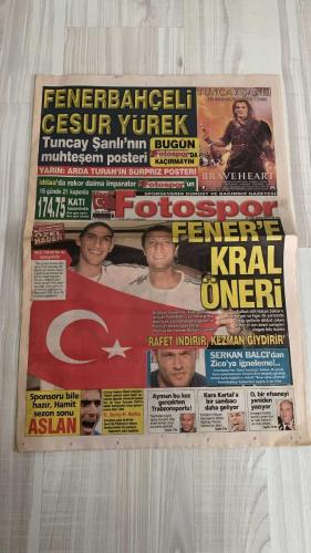 FOTOSPOR SPOR GAZETESİ - TURKISH NEWSPAPER - DOĞUM GÜNÜ HEDİYESİ  - EKSİKSİZ TAM TAKIM GAZETE -   17 OCAK 2007 ÇARŞAMBA  TUNCAY ŞANLI – ARDA TURAN – RAFAEL MARGUES (RAFET EL) – FATİH TERİM – ÖZHAN CANAYDIN – BURHANETTİN KAYA – GERHARD REHBERG – HAMİT ALTINTOP – SEYDOU KEITA – ERİK GERETS – SERKAN BALCI – ADRIANO (PORTO) – LEVENT KIZIL – FATİH TÜRKER – ÜMİT KARAN – SABRİ SAROĞLU – MEHMET TOPAL – HAKAN ŞÜKÜR – YILDIRAY BAŞTÜRK – ADNAN POLAT – MENDERES TÜREL – SAIDOU – ZICO – AZİZ YILDIRIM – NIHAT ÖZDEMİR – ENDER ALKAYA – ATHENA (GÖKHAN & HAKAN ÖZOĞUZ)  FENERBAHÇE: TUNCAY ŞANLI’NIN POSTERİ – KEZMAN’IN YANINA “KULE GOLCÜ” ARANIYOR, VESTEL MANİSA’DAN RAFAEL (RAFET EL) ÖNERİLDİ – SERKAN BALCI: “BANA SAHİP ÇIKILMADI” – ZICO, SELÇUK İNAN VE ERCÜMENT TRANSFERİNİ İSTİYOR – ANTALYA CUP’TA İLK KUPA KAZANILDI, ALEX VE KEZMAN’IN YOKLUĞU HİSSEDİLDİ – 100. YIL PASTASI KESİLDİ – ATHENA 100. YIL İÇİN 3 ŞARKILIK CD TANITTI.  GALATASARAY: ÖZHAN CANAYDIN: “HAMİT SEZON SONU GELECEK, SPONSOR BURHANETTİN KAYA