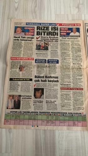 FOTOSPOR SPOR GAZETESİ - TURKISH NEWSPAPER - DOĞUM GÜNÜ HEDİYESİ  - EKSİKSİZ TAM TAKIM GAZETE -   17 OCAK 2007 ÇARŞAMBA  TUNCAY ŞANLI – ARDA TURAN – RAFAEL MARGUES (RAFET EL) – FATİH TERİM – ÖZHAN CANAYDIN – BURHANETTİN KAYA – GERHARD REHBERG – HAMİT ALTINTOP – SEYDOU KEITA – ERİK GERETS – SERKAN BALCI – ADRIANO (PORTO) – LEVENT KIZIL – FATİH TÜRKER – ÜMİT KARAN – SABRİ SAROĞLU – MEHMET TOPAL – HAKAN ŞÜKÜR – YILDIRAY BAŞTÜRK – ADNAN POLAT – MENDERES TÜREL – SAIDOU – ZICO – AZİZ YILDIRIM – NIHAT ÖZDEMİR – ENDER ALKAYA – ATHENA (GÖKHAN & HAKAN ÖZOĞUZ)  FENERBAHÇE: TUNCAY ŞANLI’NIN POSTERİ – KEZMAN’IN YANINA “KULE GOLCÜ” ARANIYOR, VESTEL MANİSA’DAN RAFAEL (RAFET EL) ÖNERİLDİ – SERKAN BALCI: “BANA SAHİP ÇIKILMADI” – ZICO, SELÇUK İNAN VE ERCÜMENT TRANSFERİNİ İSTİYOR – ANTALYA CUP’TA İLK KUPA KAZANILDI, ALEX VE KEZMAN’IN YOKLUĞU HİSSEDİLDİ – 100. YIL PASTASI KESİLDİ – ATHENA 100. YIL İÇİN 3 ŞARKILIK CD TANITTI.  GALATASARAY: ÖZHAN CANAYDIN: “HAMİT SEZON SONU GELECEK, SPONSOR BURHANETTİN KAYA