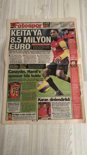 FOTOSPOR SPOR GAZETESİ - TURKISH NEWSPAPER - DOĞUM GÜNÜ HEDİYESİ  - EKSİKSİZ TAM TAKIM GAZETE -   17 OCAK 2007 ÇARŞAMBA  TUNCAY ŞANLI – ARDA TURAN – RAFAEL MARGUES (RAFET EL) – FATİH TERİM – ÖZHAN CANAYDIN – BURHANETTİN KAYA – GERHARD REHBERG – HAMİT ALTINTOP – SEYDOU KEITA – ERİK GERETS – SERKAN BALCI – ADRIANO (PORTO) – LEVENT KIZIL – FATİH TÜRKER – ÜMİT KARAN – SABRİ SAROĞLU – MEHMET TOPAL – HAKAN ŞÜKÜR – YILDIRAY BAŞTÜRK – ADNAN POLAT – MENDERES TÜREL – SAIDOU – ZICO – AZİZ YILDIRIM – NIHAT ÖZDEMİR – ENDER ALKAYA – ATHENA (GÖKHAN & HAKAN ÖZOĞUZ)  FENERBAHÇE: TUNCAY ŞANLI’NIN POSTERİ – KEZMAN’IN YANINA “KULE GOLCÜ” ARANIYOR, VESTEL MANİSA’DAN RAFAEL (RAFET EL) ÖNERİLDİ – SERKAN BALCI: “BANA SAHİP ÇIKILMADI” – ZICO, SELÇUK İNAN VE ERCÜMENT TRANSFERİNİ İSTİYOR – ANTALYA CUP’TA İLK KUPA KAZANILDI, ALEX VE KEZMAN’IN YOKLUĞU HİSSEDİLDİ – 100. YIL PASTASI KESİLDİ – ATHENA 100. YIL İÇİN 3 ŞARKILIK CD TANITTI.  GALATASARAY: ÖZHAN CANAYDIN: “HAMİT SEZON SONU GELECEK, SPONSOR BURHANETTİN KAYA