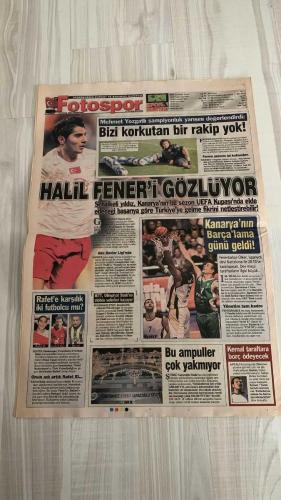 FOTOSPOR SPOR GAZETESİ - TURKISH NEWSPAPER - DOĞUM GÜNÜ HEDİYESİ  - EKSİKSİZ TAM TAKIM GAZETE -    18 OCAK 2007 PERŞEMBE  ARDA TURAN – EMRE BELÖZOĞLU – YILDIRIM DEMİRÖREN – FABIANO ELLER – ATLETICO MADRID – AYMAN – RISP – MARTINEZ – SERKAN BALCI – DEIVID DE SOUZA – RAFAEL (RAFET EL) – ZICO – ALEX DE SOUZA – HALİL ALTINTOP – FALCO GÖTZ – YILDIRAY BAŞTÜRK – MEHMET YOZGATLI – ADNAN POLAT – ÖZHAN CANAYDIN – GERHARD REHBERG – BURHANETTİN KAYA – ÜMİT KARAN – SABRİ SAROĞLU – MEHMET TOPAL – HAKAN ŞÜKÜR – SAIDOU – KEMAL ASLAN – NIHAT ÖZDEMİR – ENDER ALKAYA – ATHENA (GÖKHAN & HAKAN ÖZOĞUZ)  FENERBAHÇE: ZICO: “SAVAŞÇI İSTİYORUM” – FUTBOLCULAR: “ONU ALEX’E SÖYLE HOCAM” – MEHMET YOZGATLI: “BİZİ KORKUTAN RAKİP YOK” – SERKAN BALCI: “BANA SAHİP ÇIKILMADI” – VESTEL MANİSA, RAFAEL (RAFET EL) İÇİN SERKAN VE DEIVID’İ İSTİYOR – HALİL ALTINTOP FENERBAHÇE’Yİ TAKİP EDİYOR, UEFA BAŞARISINA GÖRE KARAR VERECEK – KEMAL ASLAN: “TARAFTARA BORCUMU ÖDEYECEĞİM” – FENERBAHÇE ÜLKER, EUROLEAGUE’DE BARCELONA İLE KARŞILAŞI