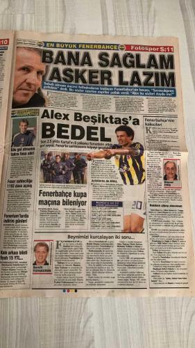 FOTOSPOR SPOR GAZETESİ - TURKISH NEWSPAPER - DOĞUM GÜNÜ HEDİYESİ  - EKSİKSİZ TAM TAKIM GAZETE -    18 OCAK 2007 PERŞEMBE  ARDA TURAN – EMRE BELÖZOĞLU – YILDIRIM DEMİRÖREN – FABIANO ELLER – ATLETICO MADRID – AYMAN – RISP – MARTINEZ – SERKAN BALCI – DEIVID DE SOUZA – RAFAEL (RAFET EL) – ZICO – ALEX DE SOUZA – HALİL ALTINTOP – FALCO GÖTZ – YILDIRAY BAŞTÜRK – MEHMET YOZGATLI – ADNAN POLAT – ÖZHAN CANAYDIN – GERHARD REHBERG – BURHANETTİN KAYA – ÜMİT KARAN – SABRİ SAROĞLU – MEHMET TOPAL – HAKAN ŞÜKÜR – SAIDOU – KEMAL ASLAN – NIHAT ÖZDEMİR – ENDER ALKAYA – ATHENA (GÖKHAN & HAKAN ÖZOĞUZ)  FENERBAHÇE: ZICO: “SAVAŞÇI İSTİYORUM” – FUTBOLCULAR: “ONU ALEX’E SÖYLE HOCAM” – MEHMET YOZGATLI: “BİZİ KORKUTAN RAKİP YOK” – SERKAN BALCI: “BANA SAHİP ÇIKILMADI” – VESTEL MANİSA, RAFAEL (RAFET EL) İÇİN SERKAN VE DEIVID’İ İSTİYOR – HALİL ALTINTOP FENERBAHÇE’Yİ TAKİP EDİYOR, UEFA BAŞARISINA GÖRE KARAR VERECEK – KEMAL ASLAN: “TARAFTARA BORCUMU ÖDEYECEĞİM” – FENERBAHÇE ÜLKER, EUROLEAGUE’DE BARCELONA İLE KARŞILAŞI