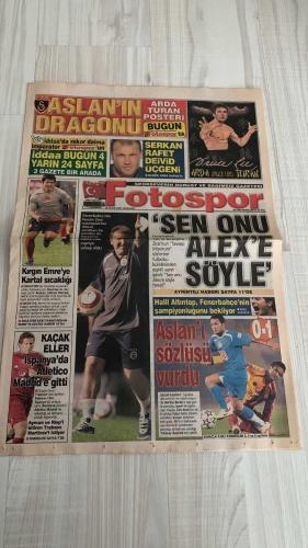 FOTOSPOR SPOR GAZETESİ - TURKISH NEWSPAPER - DOĞUM GÜNÜ HEDİYESİ  - EKSİKSİZ TAM TAKIM GAZETE -    18 OCAK 2007 PERŞEMBE  ARDA TURAN – EMRE BELÖZOĞLU – YILDIRIM DEMİRÖREN – FABIANO ELLER – ATLETICO MADRID – AYMAN – RISP – MARTINEZ – SERKAN BALCI – DEIVID DE SOUZA – RAFAEL (RAFET EL) – ZICO – ALEX DE SOUZA – HALİL ALTINTOP – FALCO GÖTZ – YILDIRAY BAŞTÜRK – MEHMET YOZGATLI – ADNAN POLAT – ÖZHAN CANAYDIN – GERHARD REHBERG – BURHANETTİN KAYA – ÜMİT KARAN – SABRİ SAROĞLU – MEHMET TOPAL – HAKAN ŞÜKÜR – SAIDOU – KEMAL ASLAN – NIHAT ÖZDEMİR – ENDER ALKAYA – ATHENA (GÖKHAN & HAKAN ÖZOĞUZ)  FENERBAHÇE: ZICO: “SAVAŞÇI İSTİYORUM” – FUTBOLCULAR: “ONU ALEX’E SÖYLE HOCAM” – MEHMET YOZGATLI: “BİZİ KORKUTAN RAKİP YOK” – SERKAN BALCI: “BANA SAHİP ÇIKILMADI” – VESTEL MANİSA, RAFAEL (RAFET EL) İÇİN SERKAN VE DEIVID’İ İSTİYOR – HALİL ALTINTOP FENERBAHÇE’Yİ TAKİP EDİYOR, UEFA BAŞARISINA GÖRE KARAR VERECEK – KEMAL ASLAN: “TARAFTARA BORCUMU ÖDEYECEĞİM” – FENERBAHÇE ÜLKER, EUROLEAGUE’DE BARCELONA İLE KARŞILAŞI