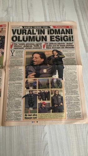 FOTOSPOR SPOR GAZETESİ - TURKISH NEWSPAPER - DOĞUM GÜNÜ HEDİYESİ  - EKSİKSİZ TAM TAKIM GAZETE -    25 OCAK 2007 PERŞEMBE  MATEJA KEZMAN – ROBERTO CARLOS – ALEX DE SOUZA – ZICO – CENK – YILDIRIM DEMİRÖREN – GÖKHAN ZAN – ARSENE WENGER – DAVID BECKHAM – HAKAN ŞÜKÜR – BÜLENT KORKMAZ – YILDIRAY BAŞTÜRK – FALCO GÖTZ – FATİH TURKER – NAZMİ ALKIŞ – CANAN BAYRAM  FENERBAHÇE: LİDER FENERBAHÇE İKİNCİ YARIYA ERCİYESSPOR MAÇIYLA BAŞLIYOR – ZICO: “SOĞUK VE DON TEHLİKESİNE DİKKAT” – ERCİYES MAÇI ÖNCESİ UYARILAR: “BÜLENT’İN TAKIMINA DİKKAT EDİN” – KEZMAN: “100. YILA ADIMI YAZDIRMAK İSTİYORUM” – ALEX VE CENK’İN İSTATİSTİKLERİ KARŞILAŞTIRILDI – ŞÜKRÜ SARACOĞLU’NDA IŞIKLANDIRMA TARTIŞMASI – FENERBAHÇE ÜLKER EUROLEAGUE’DE BARCELONA İLE KARŞILAŞIYOR.  GALATASARAY: HERTHA BERLİN’E YILDIRAY BAŞTÜRK’ÜN GOLÜYLE MAĞLUP OLDU – HAKAN ŞÜKÜR’E ABD’DEN TEKLİF: LA GALAXY TRANSFER LİSTESİNE ALDI – ÖZHAN CANAYDIN: “HAMİT SEZON SONU GELECEK” – GERETS: “BU KADROYLA DA ŞAMPİYON OLURUZ.”  BEŞİKTAŞ: ARSENAL, GÖKHAN ZAN İÇİN