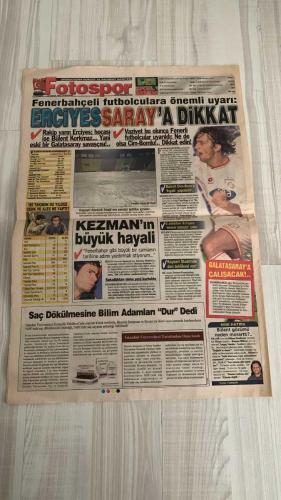 FOTOSPOR SPOR GAZETESİ - TURKISH NEWSPAPER - DOĞUM GÜNÜ HEDİYESİ  - EKSİKSİZ TAM TAKIM GAZETE -    25 OCAK 2007 PERŞEMBE  MATEJA KEZMAN – ROBERTO CARLOS – ALEX DE SOUZA – ZICO – CENK – YILDIRIM DEMİRÖREN – GÖKHAN ZAN – ARSENE WENGER – DAVID BECKHAM – HAKAN ŞÜKÜR – BÜLENT KORKMAZ – YILDIRAY BAŞTÜRK – FALCO GÖTZ – FATİH TURKER – NAZMİ ALKIŞ – CANAN BAYRAM  FENERBAHÇE: LİDER FENERBAHÇE İKİNCİ YARIYA ERCİYESSPOR MAÇIYLA BAŞLIYOR – ZICO: “SOĞUK VE DON TEHLİKESİNE DİKKAT” – ERCİYES MAÇI ÖNCESİ UYARILAR: “BÜLENT’İN TAKIMINA DİKKAT EDİN” – KEZMAN: “100. YILA ADIMI YAZDIRMAK İSTİYORUM” – ALEX VE CENK’İN İSTATİSTİKLERİ KARŞILAŞTIRILDI – ŞÜKRÜ SARACOĞLU’NDA IŞIKLANDIRMA TARTIŞMASI – FENERBAHÇE ÜLKER EUROLEAGUE’DE BARCELONA İLE KARŞILAŞIYOR.  GALATASARAY: HERTHA BERLİN’E YILDIRAY BAŞTÜRK’ÜN GOLÜYLE MAĞLUP OLDU – HAKAN ŞÜKÜR’E ABD’DEN TEKLİF: LA GALAXY TRANSFER LİSTESİNE ALDI – ÖZHAN CANAYDIN: “HAMİT SEZON SONU GELECEK” – GERETS: “BU KADROYLA DA ŞAMPİYON OLURUZ.”  BEŞİKTAŞ: ARSENAL, GÖKHAN ZAN İÇİN