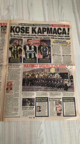 FOTOSPOR SPOR GAZETESİ - TURKISH NEWSPAPER - DOĞUM GÜNÜ HEDİYESİ  - EKSİKSİZ TAM TAKIM GAZETE -    25 OCAK 2007 PERŞEMBE  MATEJA KEZMAN – ROBERTO CARLOS – ALEX DE SOUZA – ZICO – CENK – YILDIRIM DEMİRÖREN – GÖKHAN ZAN – ARSENE WENGER – DAVID BECKHAM – HAKAN ŞÜKÜR – BÜLENT KORKMAZ – YILDIRAY BAŞTÜRK – FALCO GÖTZ – FATİH TURKER – NAZMİ ALKIŞ – CANAN BAYRAM  FENERBAHÇE: LİDER FENERBAHÇE İKİNCİ YARIYA ERCİYESSPOR MAÇIYLA BAŞLIYOR – ZICO: “SOĞUK VE DON TEHLİKESİNE DİKKAT” – ERCİYES MAÇI ÖNCESİ UYARILAR: “BÜLENT’İN TAKIMINA DİKKAT EDİN” – KEZMAN: “100. YILA ADIMI YAZDIRMAK İSTİYORUM” – ALEX VE CENK’İN İSTATİSTİKLERİ KARŞILAŞTIRILDI – ŞÜKRÜ SARACOĞLU’NDA IŞIKLANDIRMA TARTIŞMASI – FENERBAHÇE ÜLKER EUROLEAGUE’DE BARCELONA İLE KARŞILAŞIYOR.  GALATASARAY: HERTHA BERLİN’E YILDIRAY BAŞTÜRK’ÜN GOLÜYLE MAĞLUP OLDU – HAKAN ŞÜKÜR’E ABD’DEN TEKLİF: LA GALAXY TRANSFER LİSTESİNE ALDI – ÖZHAN CANAYDIN: “HAMİT SEZON SONU GELECEK” – GERETS: “BU KADROYLA DA ŞAMPİYON OLURUZ.”  BEŞİKTAŞ: ARSENAL, GÖKHAN ZAN İÇİN