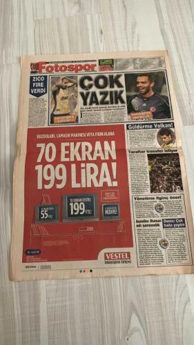 FOTOSPOR SPOR GAZETESİ - TURKISH NEWSPAPER - DOĞUM GÜNÜ HEDİYESİ  - EKSİKSİZ TAM TAKIM GAZETE -   28 OCAK 2007 PAZAR  HALUK ULUSOY – SENES ERZİK – MICHEL PLATINI – HAKAN ŞÜKÜR – SABRİ SAROĞLU – ÖZHAN CANAYDIN – ADNAN POLAT – ERİK GERETS – YUSUF ŞİMŞEK – CANOBBIO – ERGUN GÜRSOY – ALİ GÜRSOY – ARDA TURAN – SAŞA İLİÇ – MATEJA KEZMAN – VOLKAN DEMİREL – SERDAR KULBİLGE – EDU – UĞUR BORAL – SERKAN BALCI – APPIAH – AZİZ YILDIRIM – MUSTAFA TURGUN – YAKUP SEVİNDİK – HÜSEYİN ÇAĞLAR – FATİH TURKER  FENERBAHÇE: ERCİYESSPOR MAÇINDA SON DAKİKADA BERABERLİK – ZICO’NUN DİLİ SÜRÇTÜ, ELEŞTİRİLER ARTTI – HALUK ULUSOY: “AVRUPA’DA TEK TAKIMIMIZ FENERBAHÇE’YE DESTEK OLMAK GÖREVİMİZ” – OLIVEIRA VE MARTINEZ TRANSFER GÜNDEMDE – SERKAN VE APPIAH KAVGAYI UÇAKTA BARIŞA ÇEVİRDİ – EDU VE UĞUR DA “ARKADAŞLIK ÜST DÜZEYDE” MESAJI VERDİ – VOLKAN’IN YEDİĞİ GOL SONRASI KUPADA KALECİ SERDAR KULBİLGE OYNAYABİLİR – KEZMAN: “100. YILA ADIMI YAZDIRMALIYIM.”  GALATASARAY: ANKARASPOR’U 2-0 YENDİ – GOLLER HAKAN ŞÜKÜR VE SABRİ’DE