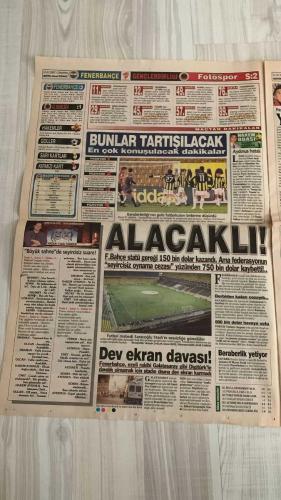 FOTOSPOR SPOR GAZETESİ - TURKISH NEWSPAPER - DOĞUM GÜNÜ HEDİYESİ  - EKSİKSİZ TAM TAKIM GAZETE -    31 OCAK 2007 ÇARŞAMBA  SEMIH YUVAKURAN – MEHMET YOZGATLI – MEHMET ÇAKIR – SEMİH ŞENTÜRK – YILDIRIM DEMİRÖREN – LORIK CANA – COLOCCINI – CEYHUN ERCAN – ERİK GERETS – HAKAN ŞÜKÜR – RIGOBERT SONG – ALEXANDRE SONG BILONG – JAVIER CLEMENTE – ADNAN POLAT – ADNAN SEZGİN – FALCO GÖTZ – YILDIRAY BAŞTÜRK – ERGUN GÜRSOY – FATİH TERİM – MİRCEA LUCESCU – OSMAN KORKMAZEL – TALAY ERKER – ARİF KOCABIYIK – GÖKMEN ÖZDENAK – HÜSEYİN ÇAĞLAR – YAKUP SEVİNDİK – TEVFİK YENER – AHMET KONANC – DOĞAN KOLOĞLU  FENERBAHÇE: FORTİS KUPASI ÇEYREK FİNAL İLK MAÇINDA GENÇLERBİRLİĞİ’Nİ 2-1 YENDİ – GOLLER MEHMET YOZGATLI (PENALTI) VE SEMİH ŞENTÜRK’TEN – ZICO ELEŞTİRİLERİN HEDEFİNDE – “BAY ZICO” YAZISI: “YANLIŞ OYUNCU SEÇİMLERİYLE TAKIMIN DAMARLARINA TİNER KOKUSU SIKMAYIN” – KEZMAN MİLLİ TAKIMDA YOK, CLEMENTE KADROYA ALMADI.  GALATASARAY: ANKARASPOR’U 2-0 YENDİ – GOLLER HAKAN ŞÜKÜR VE SABRİ’DEN – PUAN FARKI 5’E İNDİ – GERETS