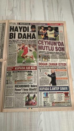 FOTOSPOR SPOR GAZETESİ - TURKISH NEWSPAPER - DOĞUM GÜNÜ HEDİYESİ  - EKSİKSİZ TAM TAKIM GAZETE -    31 OCAK 2007 ÇARŞAMBA  SEMIH YUVAKURAN – MEHMET YOZGATLI – MEHMET ÇAKIR – SEMİH ŞENTÜRK – YILDIRIM DEMİRÖREN – LORIK CANA – COLOCCINI – CEYHUN ERCAN – ERİK GERETS – HAKAN ŞÜKÜR – RIGOBERT SONG – ALEXANDRE SONG BILONG – JAVIER CLEMENTE – ADNAN POLAT – ADNAN SEZGİN – FALCO GÖTZ – YILDIRAY BAŞTÜRK – ERGUN GÜRSOY – FATİH TERİM – MİRCEA LUCESCU – OSMAN KORKMAZEL – TALAY ERKER – ARİF KOCABIYIK – GÖKMEN ÖZDENAK – HÜSEYİN ÇAĞLAR – YAKUP SEVİNDİK – TEVFİK YENER – AHMET KONANC – DOĞAN KOLOĞLU  FENERBAHÇE: FORTİS KUPASI ÇEYREK FİNAL İLK MAÇINDA GENÇLERBİRLİĞİ’Nİ 2-1 YENDİ – GOLLER MEHMET YOZGATLI (PENALTI) VE SEMİH ŞENTÜRK’TEN – ZICO ELEŞTİRİLERİN HEDEFİNDE – “BAY ZICO” YAZISI: “YANLIŞ OYUNCU SEÇİMLERİYLE TAKIMIN DAMARLARINA TİNER KOKUSU SIKMAYIN” – KEZMAN MİLLİ TAKIMDA YOK, CLEMENTE KADROYA ALMADI.  GALATASARAY: ANKARASPOR’U 2-0 YENDİ – GOLLER HAKAN ŞÜKÜR VE SABRİ’DEN – PUAN FARKI 5’E İNDİ – GERETS