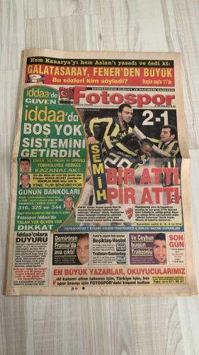 FOTOSPOR SPOR GAZETESİ - TURKISH NEWSPAPER - DOĞUM GÜNÜ HEDİYESİ  - EKSİKSİZ TAM TAKIM GAZETE -    31 OCAK 2007 ÇARŞAMBA  SEMIH YUVAKURAN – MEHMET YOZGATLI – MEHMET ÇAKIR – SEMİH ŞENTÜRK – YILDIRIM DEMİRÖREN – LORIK CANA – COLOCCINI – CEYHUN ERCAN – ERİK GERETS – HAKAN ŞÜKÜR – RIGOBERT SONG – ALEXANDRE SONG BILONG – JAVIER CLEMENTE – ADNAN POLAT – ADNAN SEZGİN – FALCO GÖTZ – YILDIRAY BAŞTÜRK – ERGUN GÜRSOY – FATİH TERİM – MİRCEA LUCESCU – OSMAN KORKMAZEL – TALAY ERKER – ARİF KOCABIYIK – GÖKMEN ÖZDENAK – HÜSEYİN ÇAĞLAR – YAKUP SEVİNDİK – TEVFİK YENER – AHMET KONANC – DOĞAN KOLOĞLU  FENERBAHÇE: FORTİS KUPASI ÇEYREK FİNAL İLK MAÇINDA GENÇLERBİRLİĞİ’Nİ 2-1 YENDİ – GOLLER MEHMET YOZGATLI (PENALTI) VE SEMİH ŞENTÜRK’TEN – ZICO ELEŞTİRİLERİN HEDEFİNDE – “BAY ZICO” YAZISI: “YANLIŞ OYUNCU SEÇİMLERİYLE TAKIMIN DAMARLARINA TİNER KOKUSU SIKMAYIN” – KEZMAN MİLLİ TAKIMDA YOK, CLEMENTE KADROYA ALMADI.  GALATASARAY: ANKARASPOR’U 2-0 YENDİ – GOLLER HAKAN ŞÜKÜR VE SABRİ’DEN – PUAN FARKI 5’E İNDİ – GERETS