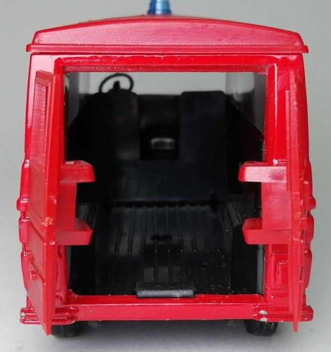 FRANSIZ SOLİDO MARKA İTFAİYE SERİSİ ''FRANSA CITROEN C35 VSAB'' 1:50 ÖLÇEKLİ METAL GÖVDELİ MODEL ARABA KORUMA PAKETİNDE