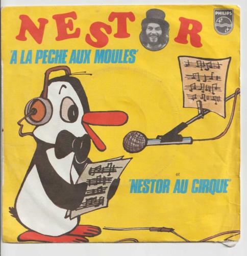 ATAFRANSIZCA ÇOCUK MASAL 45 LİK PLAK - NESTOR A LA PECHE AUX  MOULES - NESTOR AU CIRQUE