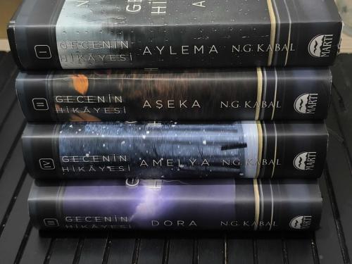 Gecenin Hikâyesi Serisi 4 Kitap Lotu | Aylema • Aşeka • Amelya • Dora | Ciltli