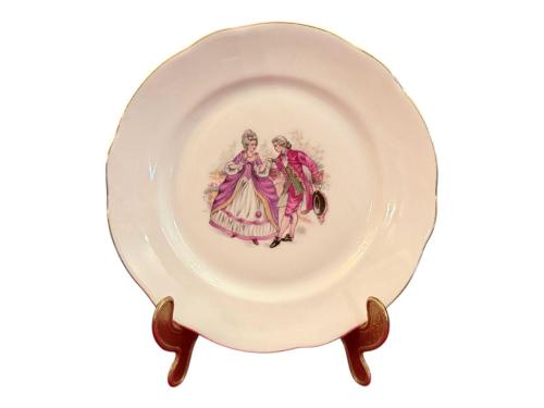 fransız veritable porselen dekor tabağı - 19 cm çapında