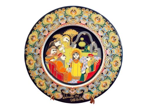 rosenthal porselen duvar tabağı - 28,5 cm çapında - jfhr