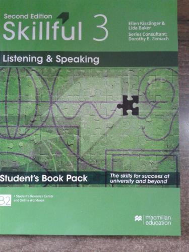 SKILLFUL 3 - LISTENING - SPEAKING - STUDENT'S BOOK PACK / B2 (kodu kullanılmamıştır)